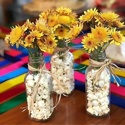 Festa Junina girassol artificial de 1 peças, flores de girassol de látex com toque real falso