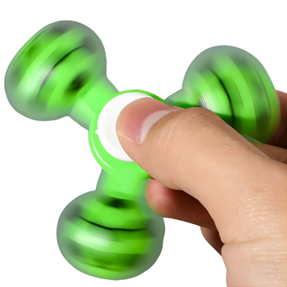 Giroscópio Copa do Mundo De Cristal Transparente Fidget Spinner Com Luz Brilho
