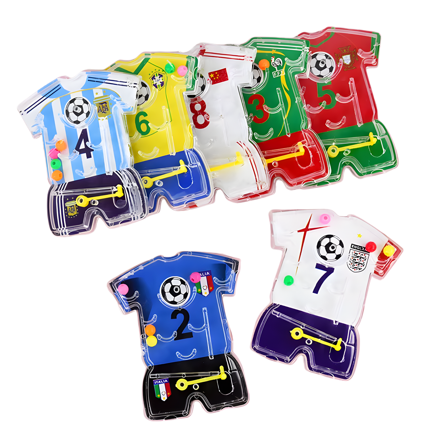 Pinball Copa do Mundo De Labirinto De Pinball Com Tema Futebol, Uniforme Equipe e Bolas
