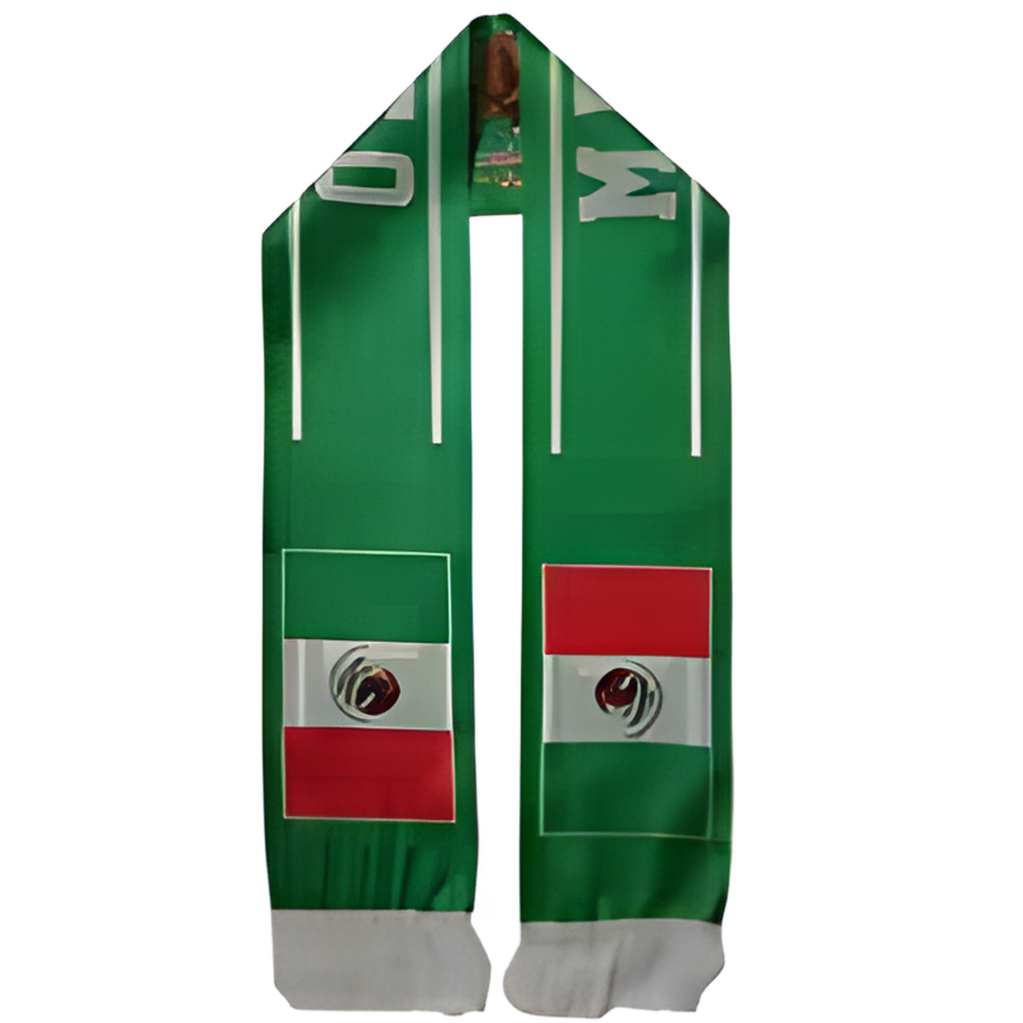 Cachecol para os torcedores Copa do Mundo México da Seleção Mexicana de Futebol Copa