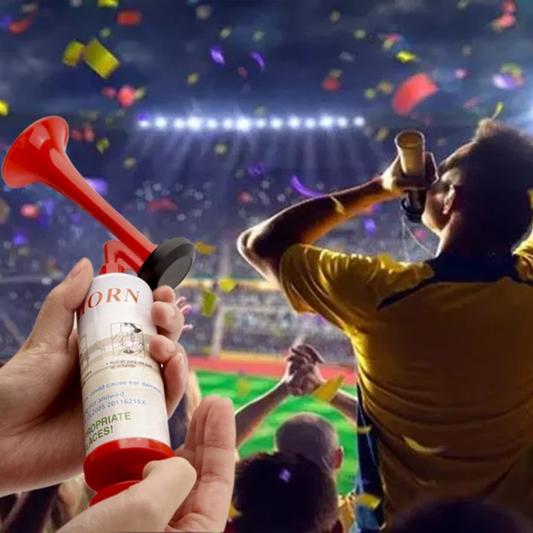 Buzina Copa do Mundo Buzina de ar extremamente alta portátil com bomba ar festa futebol