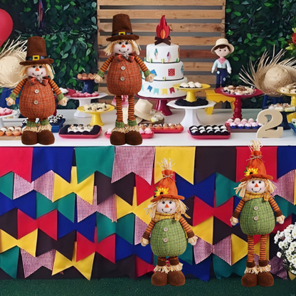 Boneco Festa Junina Rústico Kit Enfeite Junino decoração Espantalhos São João Arraiá!
