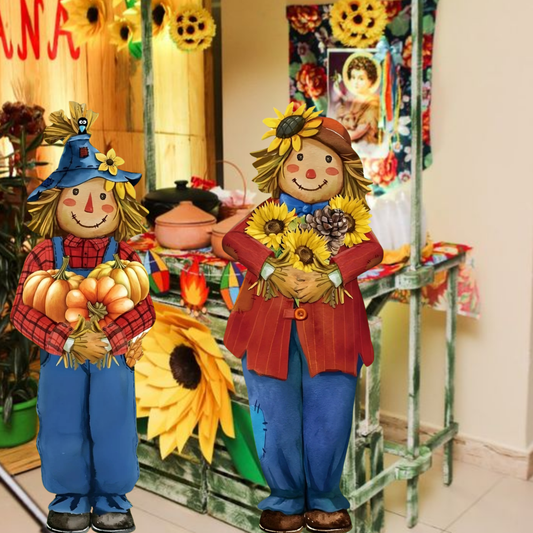 Placa Espantalho Decoração Festa Junina Arraiá São João Julina Quadrilha MDF 42cm*16.5