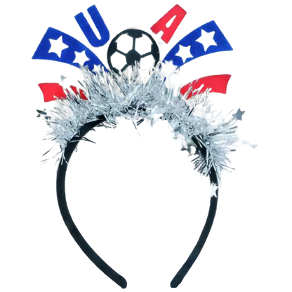 Tiara e Faixa Copa do Mundo Brasil Acessórios De Cabelo Para A Copa Do Mundo