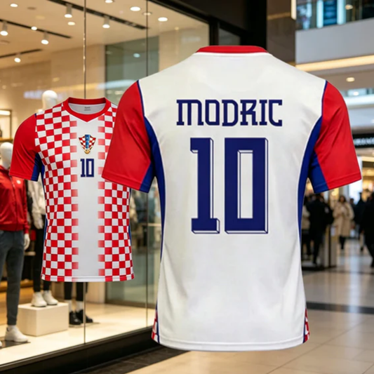 Camisa Croácia Home Futebol Clássica Croácia - Versão Torcedor (G, Com personalização)