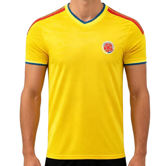 Camiseta Masculina Colômbia Futebol Camisa titular da Colômbia a temporada - Amarela