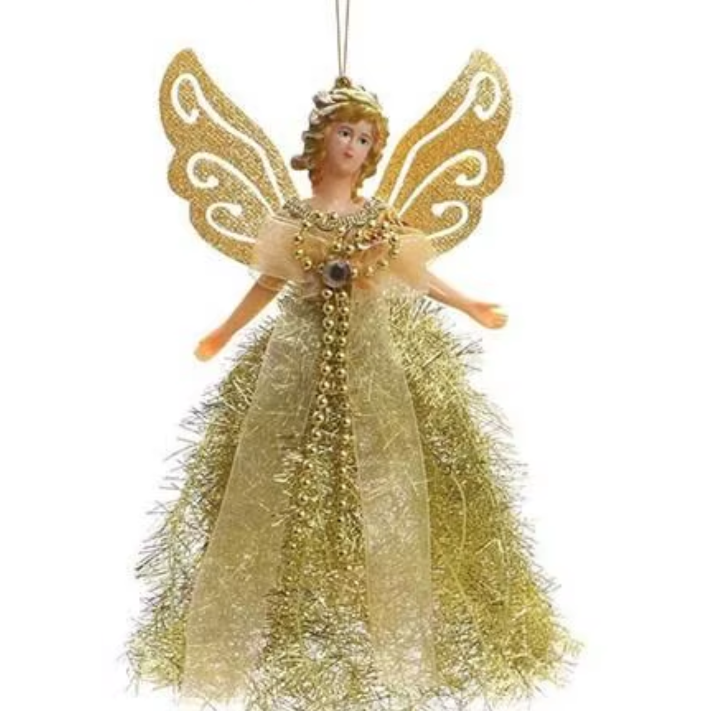 Anjos de Natal para árvore - Toppers de Natal Árvores dos Anjos| Enfeites de anjo árvore