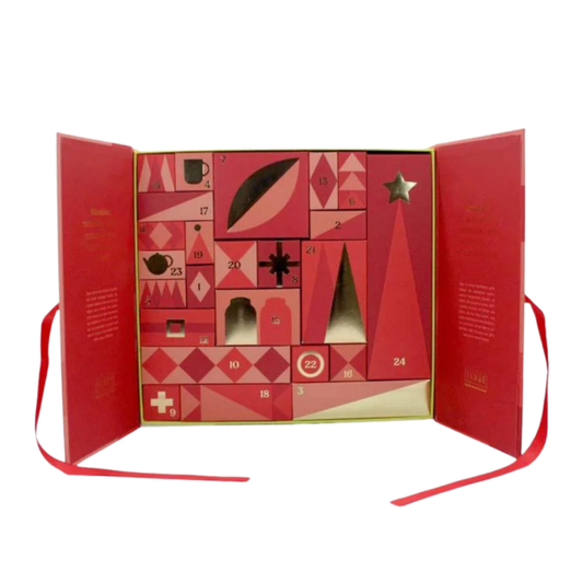 Calendário Advento Natal 3d Calendário de Natal com 24 gavetas para armazenamento
