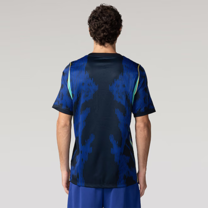 Camisa Brasil Azul Copa do Mundo Camisa Brasil Copa 2026 Unissex Azul Torcedor