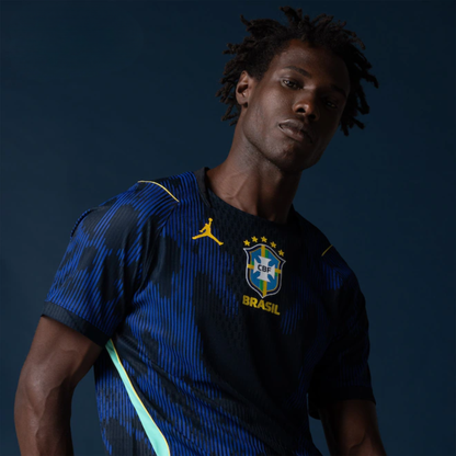 Camisa Brasil Azul Copa do Mundo Camisa Brasil Copa 2026 Unissex Azul Torcedor