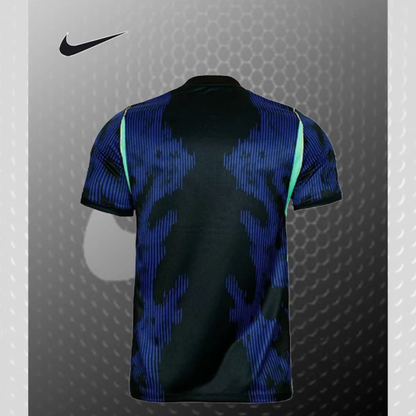 Camisa Brasil Azul Copa do Mundo Camisa Brasil Copa 2026 Unissex Azul Torcedor