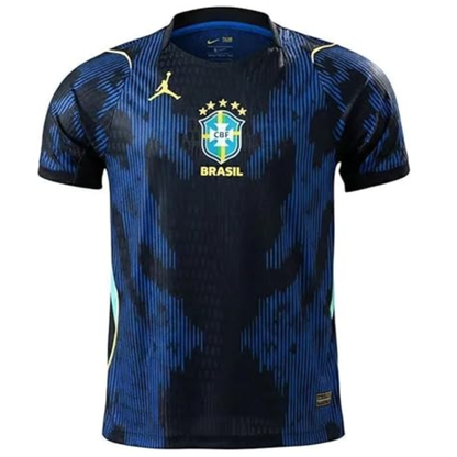 Camisa Brasil Azul Copa do Mundo Camisa Brasil Copa 2026 Unissex Azul Torcedor