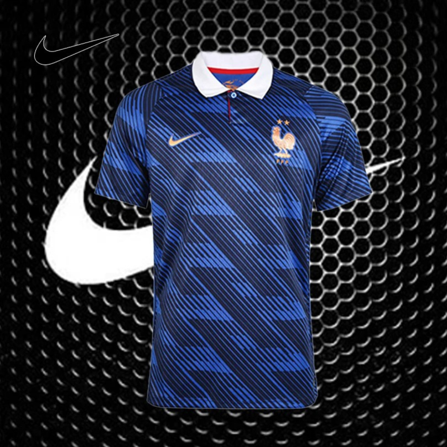 Camiseta Masculina França Futebol Camisa Futebol França Copa do Mundo I Torcedor Azul