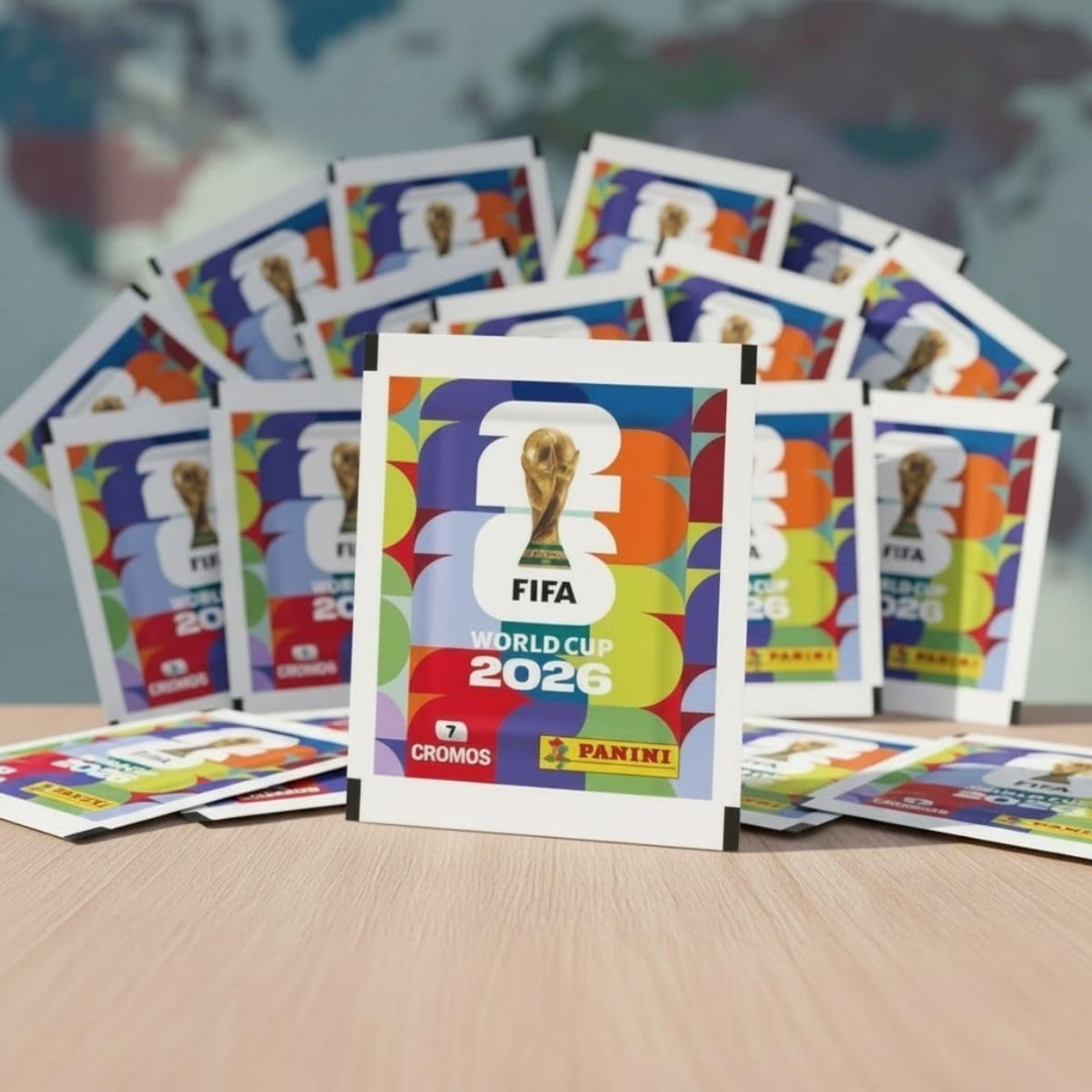 Kit Com Figurinhas com 12 Envelopes Copa Do Mundo 2026 Panini Oficial