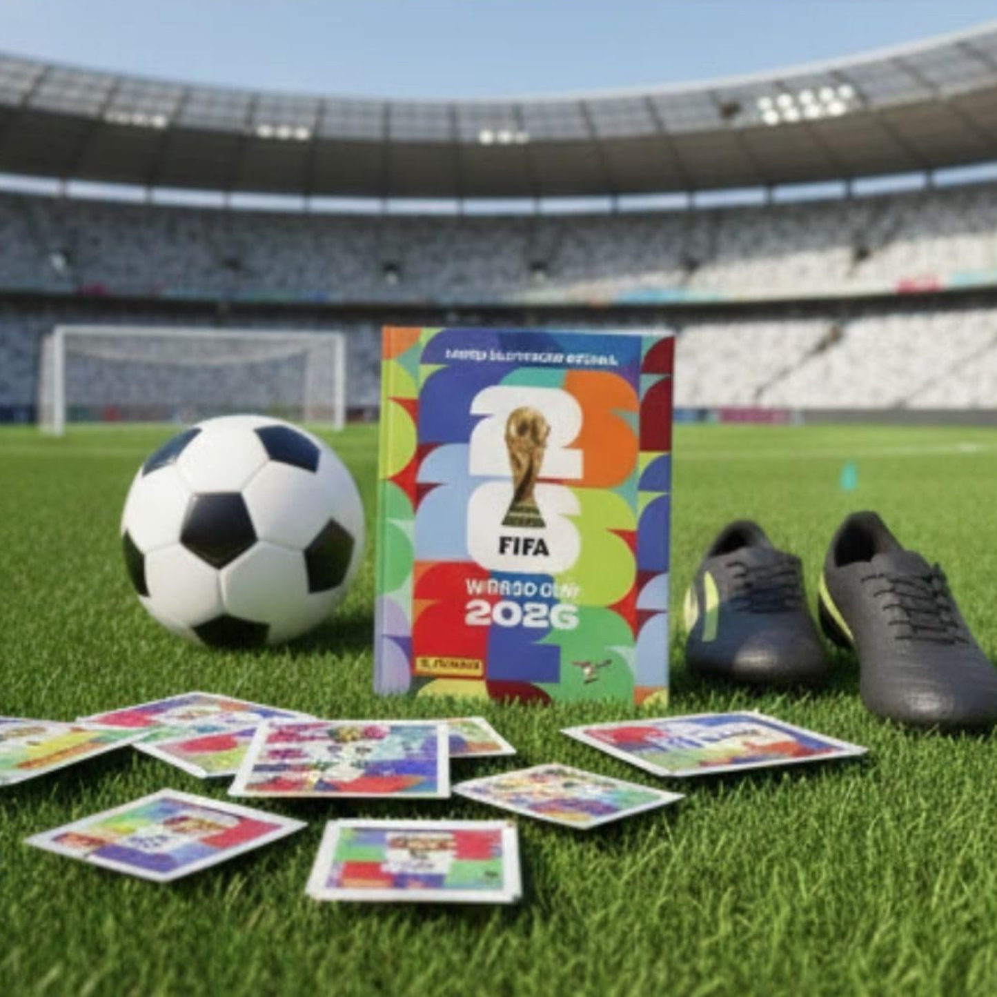 Kit Com Figurinhas com 12 Envelopes Copa Do Mundo 2026 Panini Oficial