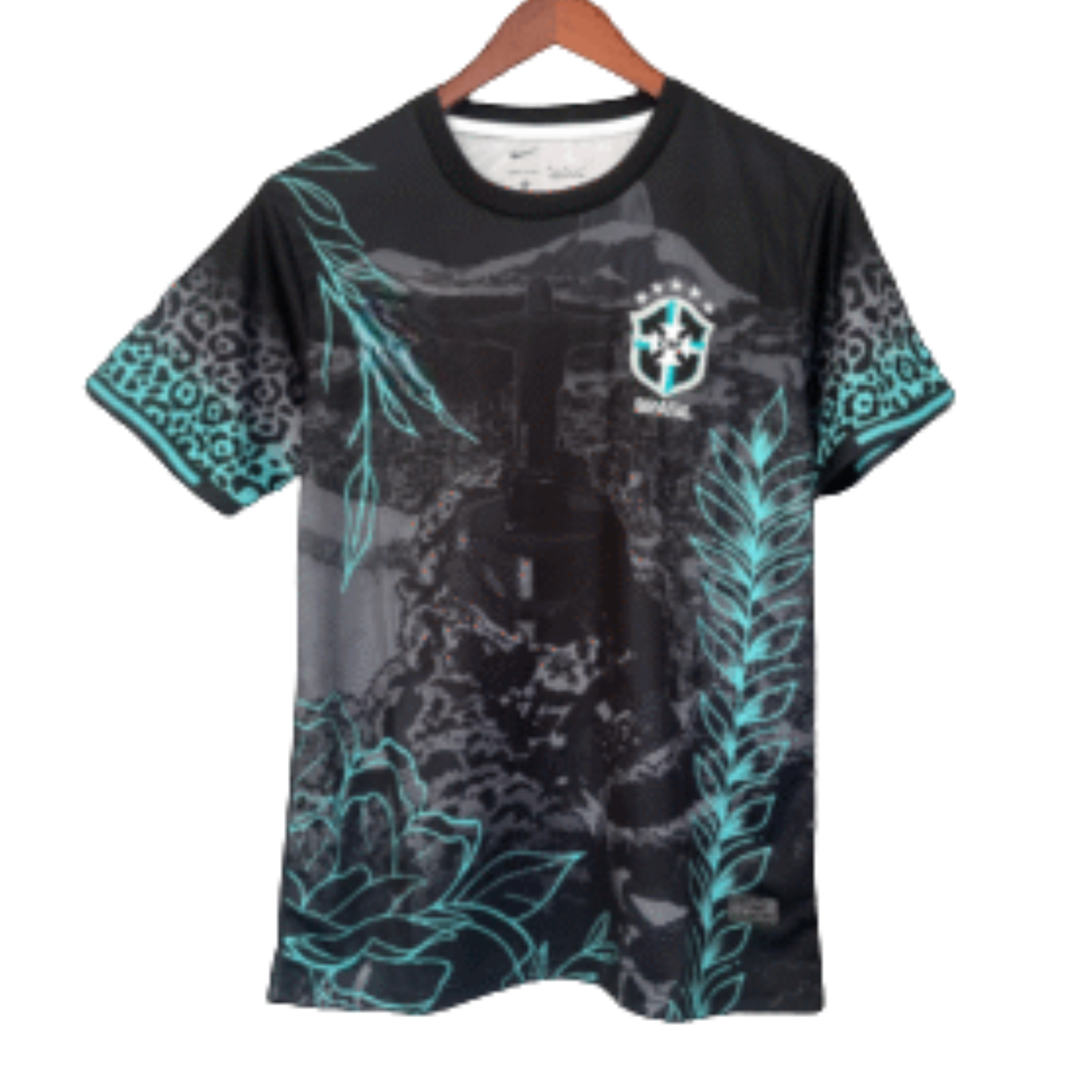 Camisa Brasil Verde Copa do Mundo Camiseta Leopardo Seleção Brasil Unissex Oficial