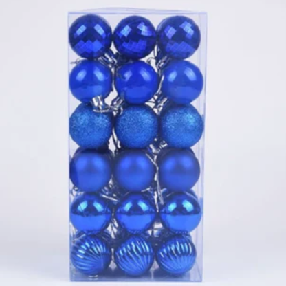Bolas de Natal, 36 Peças, Enfeites de Bola de Natal de 4 cm, Decorações Natal Inquebráveis