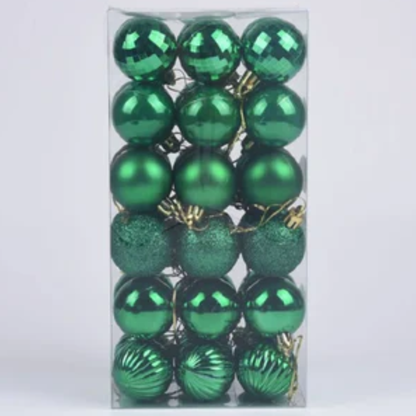 Bolas de Natal, 36 Peças, Enfeites de Bola de Natal de 4 cm, Decorações Natal Inquebráveis