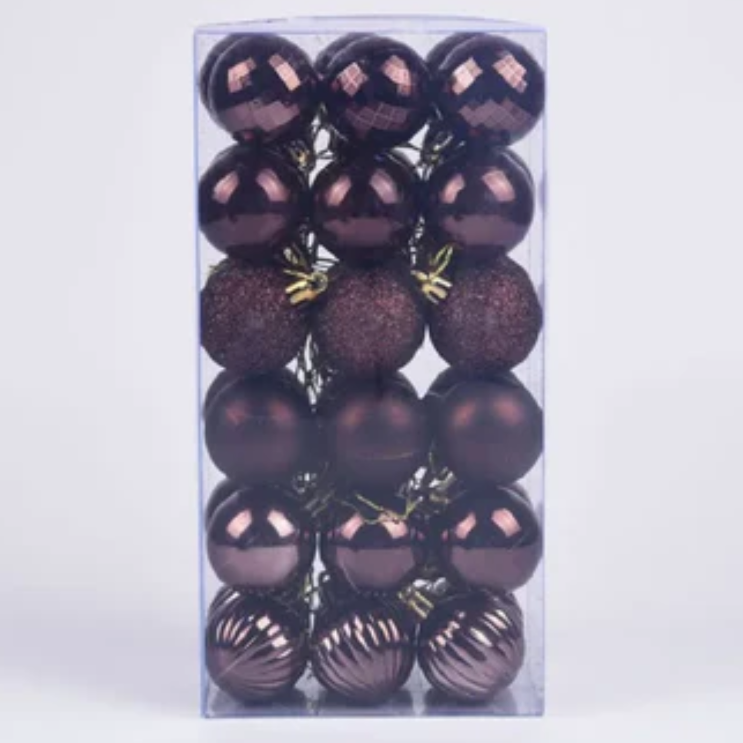 Bolas de Natal, 36 Peças, Enfeites de Bola de Natal de 4 cm, Decorações Natal Inquebráveis