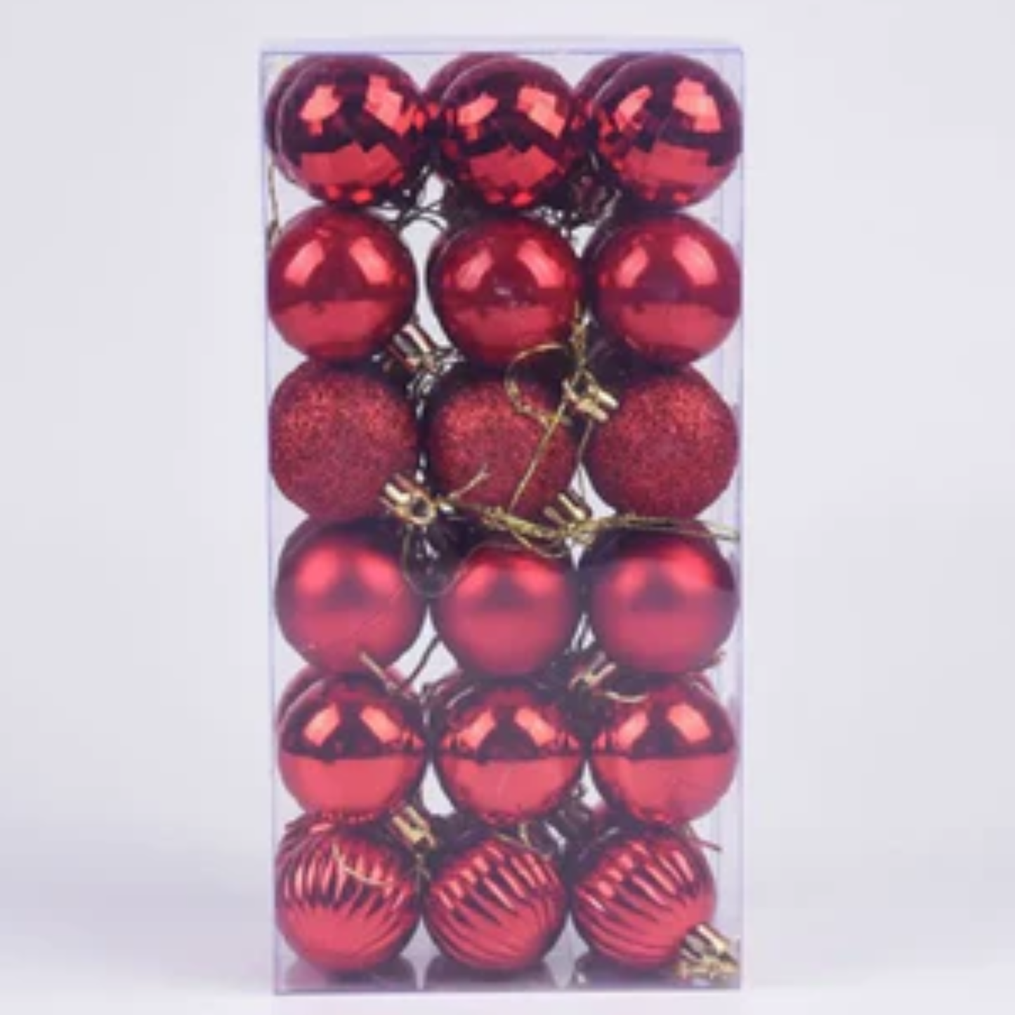 Bolas de Natal, 36 Peças, Enfeites de Bola de Natal de 4 cm, Decorações Natal Inquebráveis