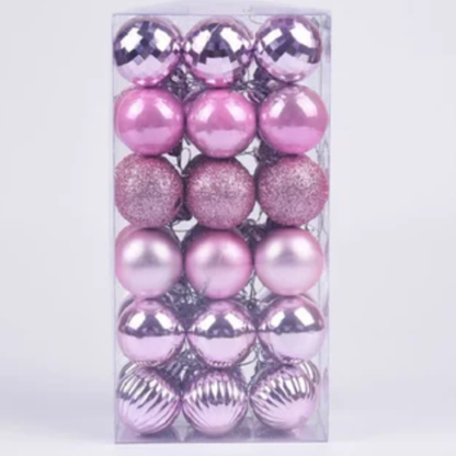 Bolas de Natal, 36 Peças, Enfeites de Bola de Natal de 4 cm, Decorações Natal Inquebráveis
