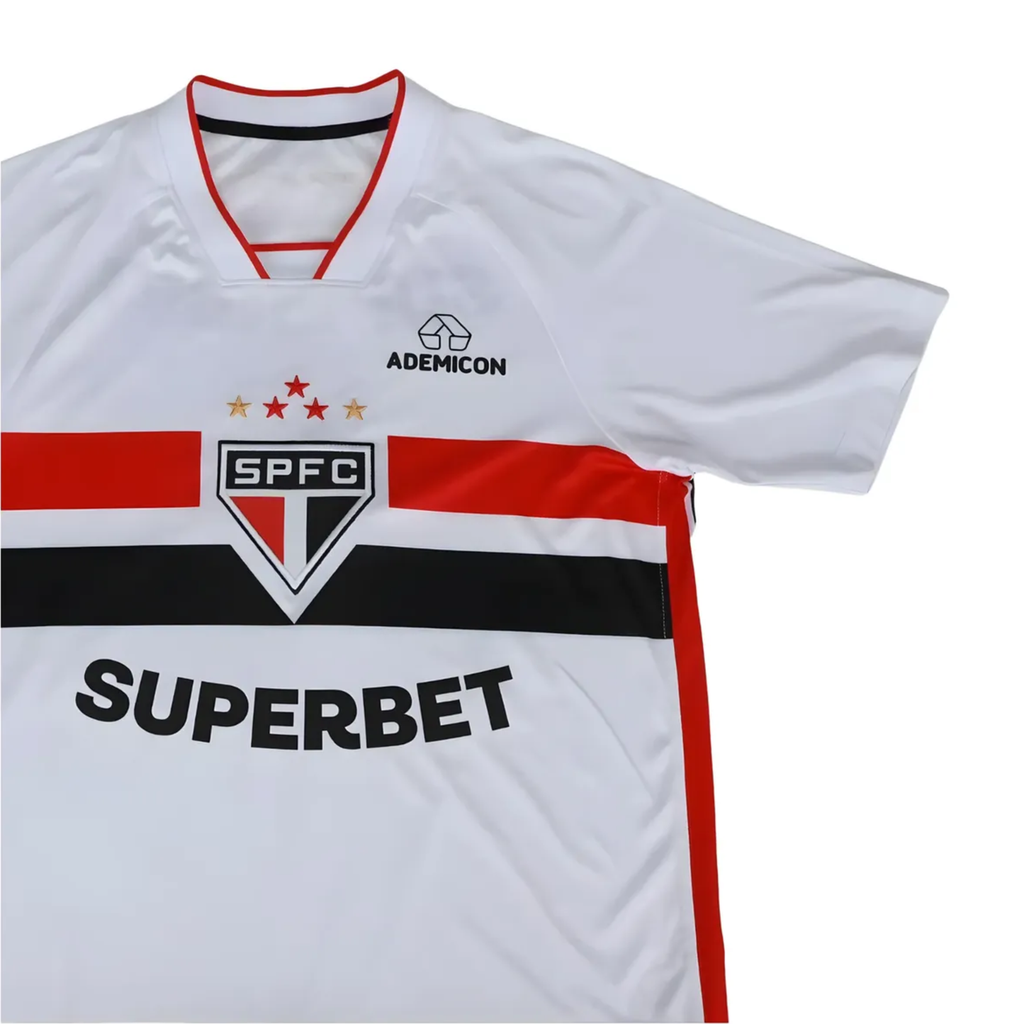 Camisa São Paulo Branca Lançamento Personalização Camisa São Paulo Stencil - Branco