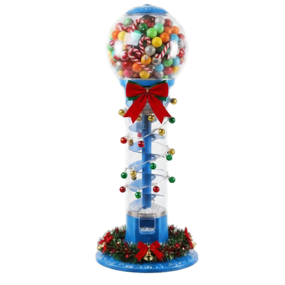 Máquina de Chicletes Suporte Automática Shopping Decoração de Natal Dispensador Natal