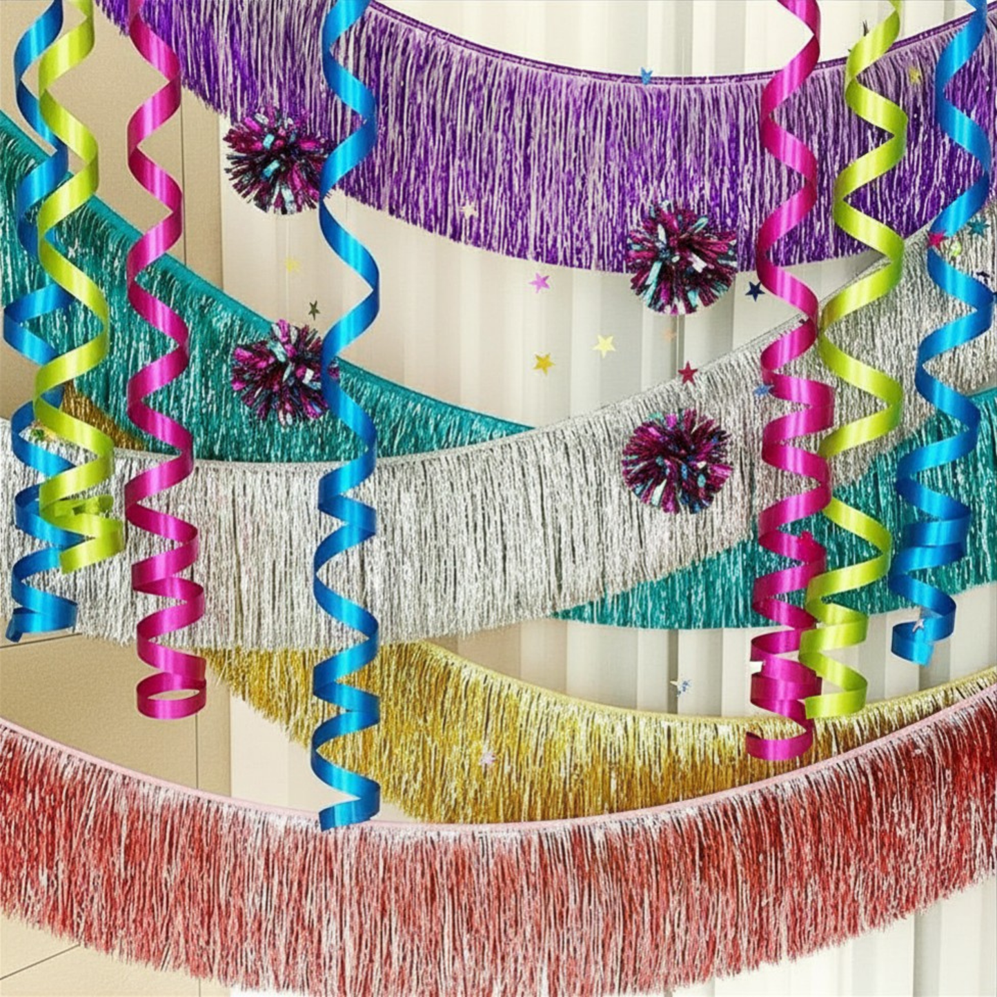 Fitas Metalizadas de Carnaval de Fitas Metalizadas Fitilho Carnaval Festa Bloquinho