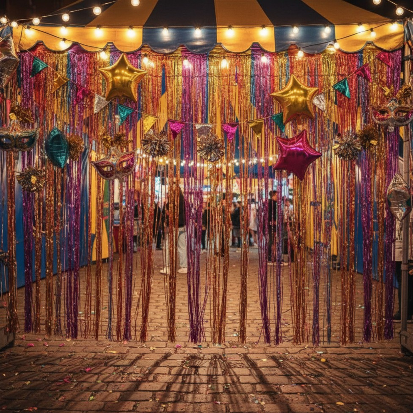 Fitas Metalizadas de Carnaval de Fitas Metalizadas Fitilho Carnaval Festa Bloquinho