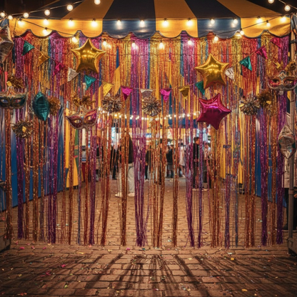 Fitas Metalizadas de Carnaval de Fitas Metalizadas Fitilho Carnaval Festa Bloquinho