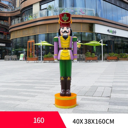 Boneco Quebra-Nozes de Shopping Boneco Quebra Nozes Madeira de 40*40*200cm