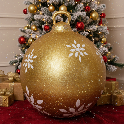 Enfeites de Bola Inflável de Natal e 60cm Enfeites de Bola Infláveis de Natal