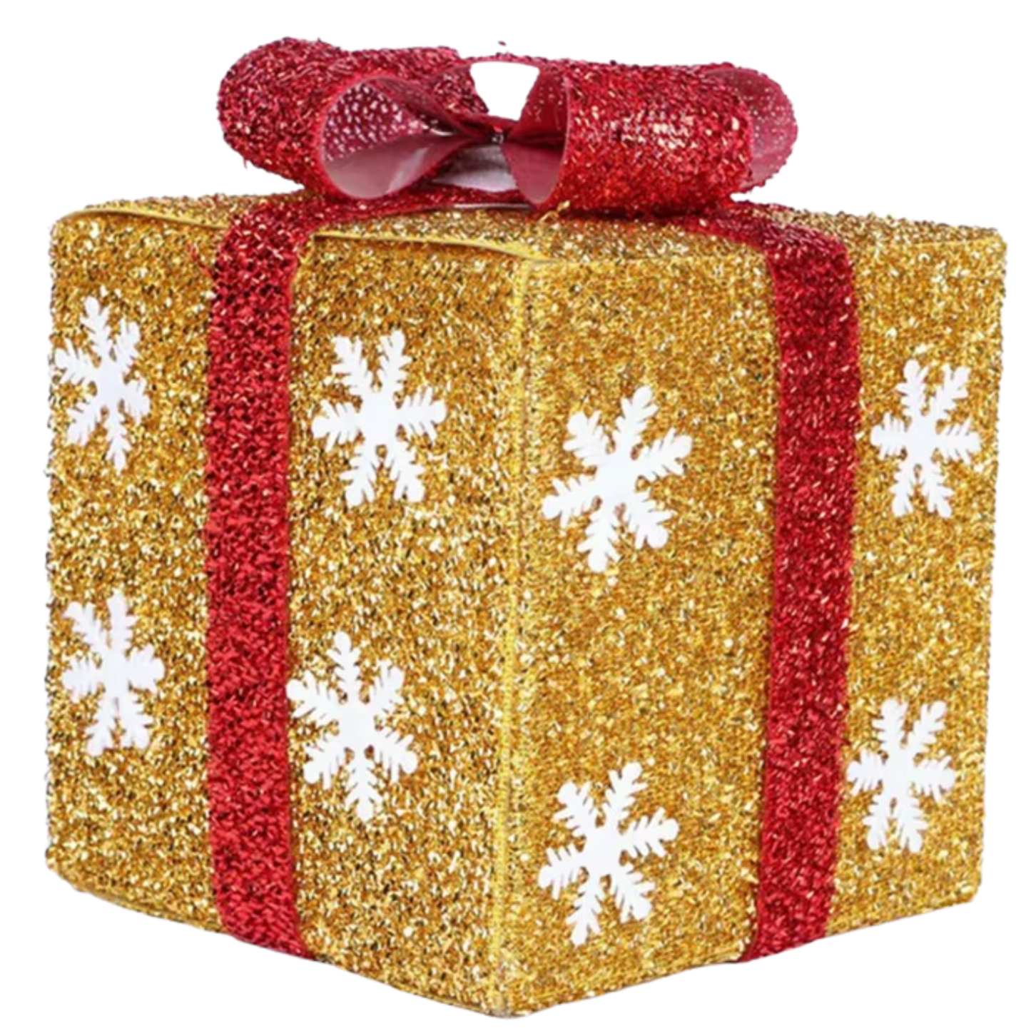 Caixa de Natal Cubo de Caixas, Caixas com Laços, Enfeite de Saia de Árvore de Natal