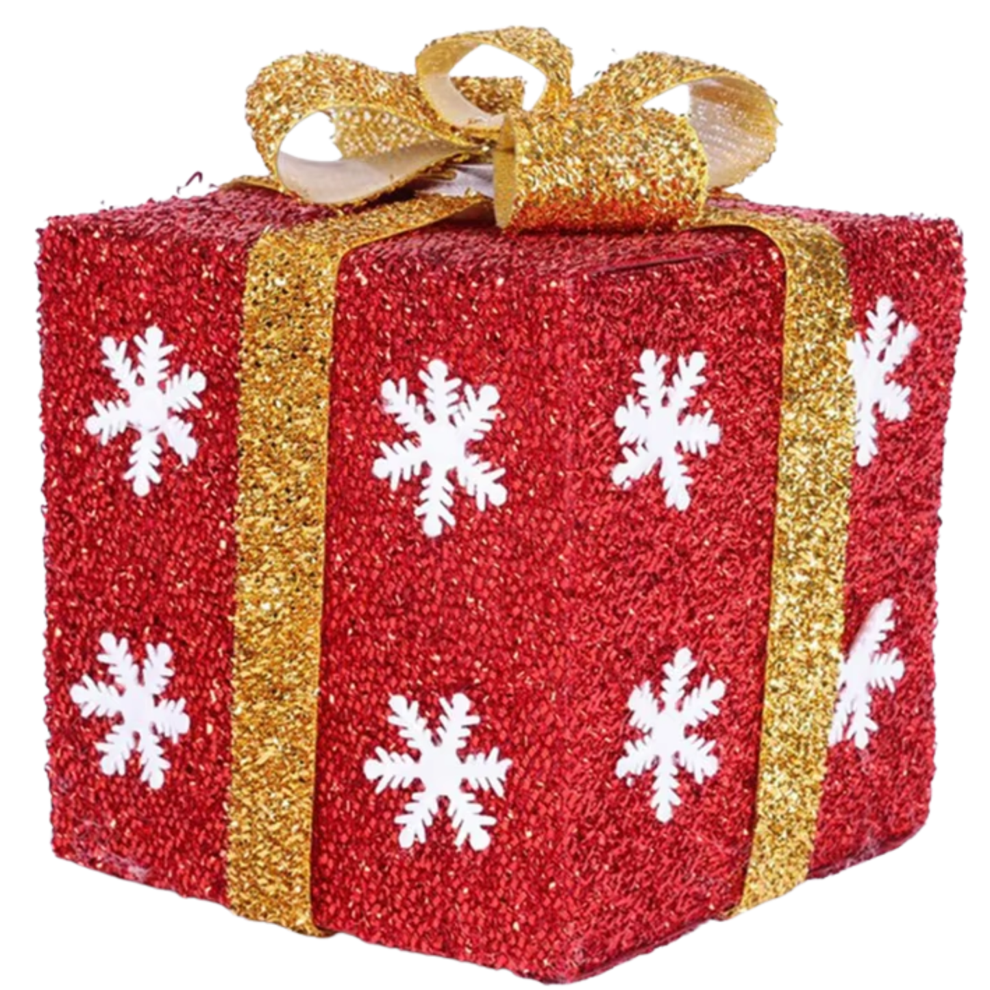 Caixa de Natal Cubo de Caixas, Caixas com Laços, Enfeite de Saia de Árvore de Natal