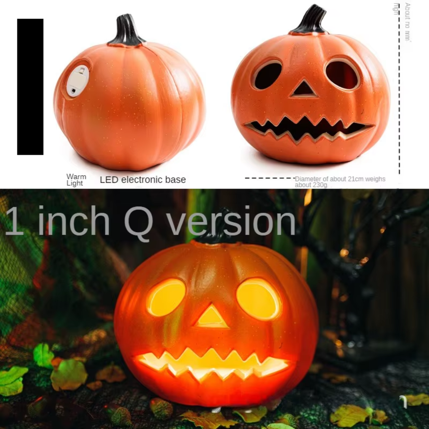 Lanterna LED de Halloween Luz de Grande Pacote com Luzes de Abóbora de Halloween