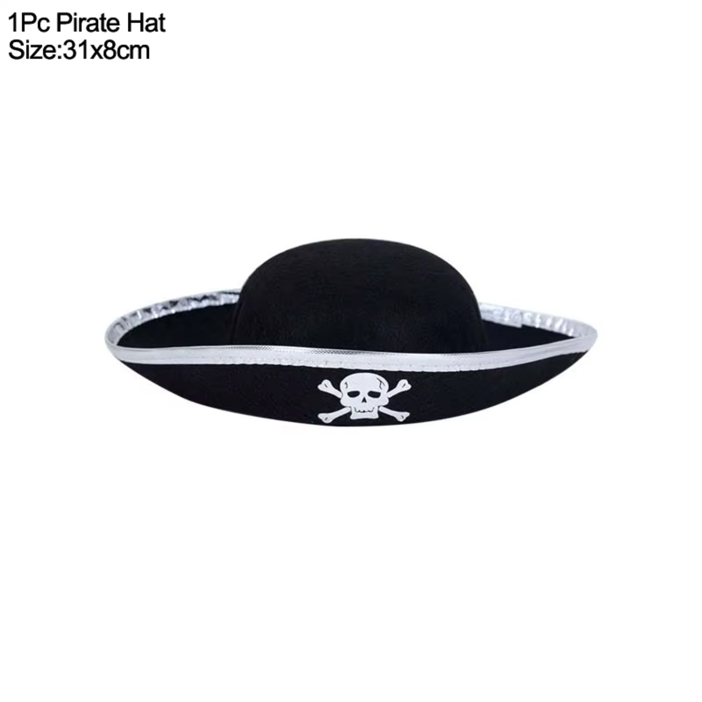 Kit Festa Temática de Piratas Incluir Faixa de Feliz Aniversário Toalha de Mesa