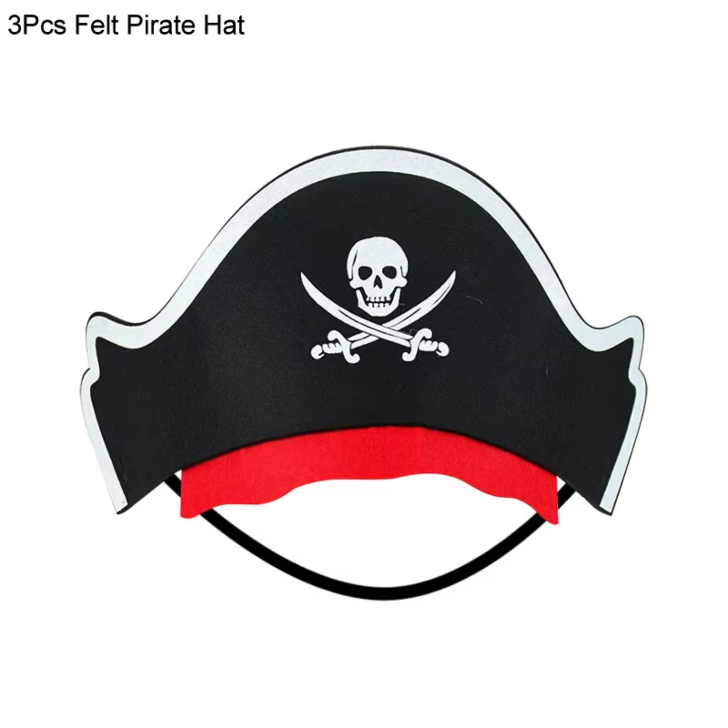Kit Festa Temática de Piratas Incluir Faixa de Feliz Aniversário Toalha de Mesa