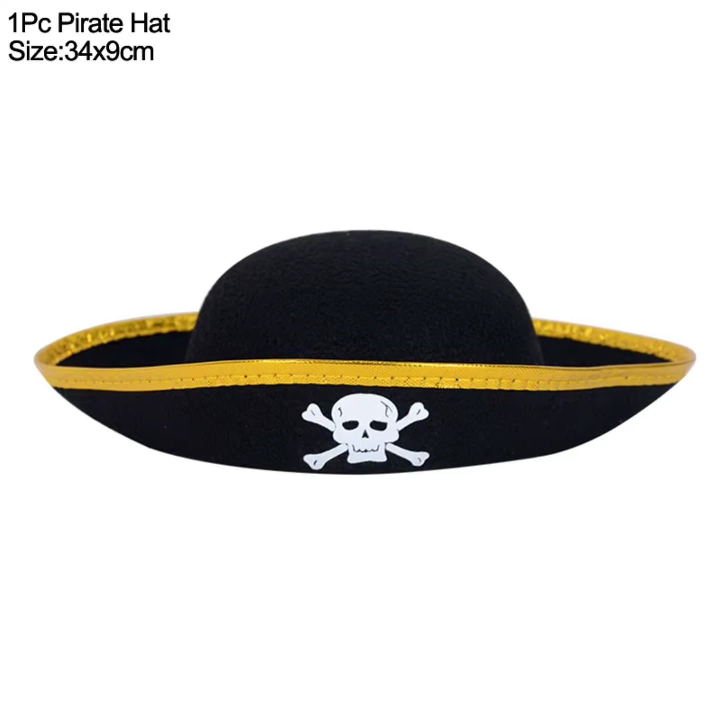 Kit Festa Temática de Piratas Incluir Faixa de Feliz Aniversário Toalha de Mesa