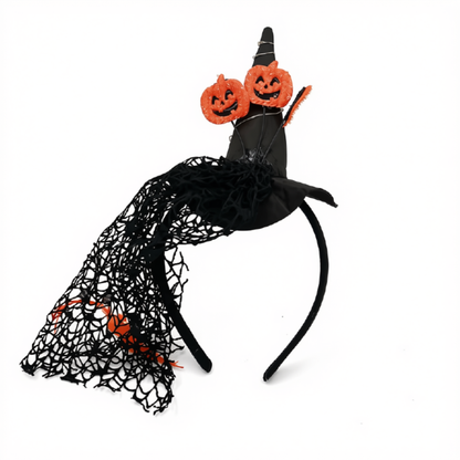 Tiara Chapéu De Bruxa Para Halloween Lindas Delicadas Acessório Fantasia Carnaval