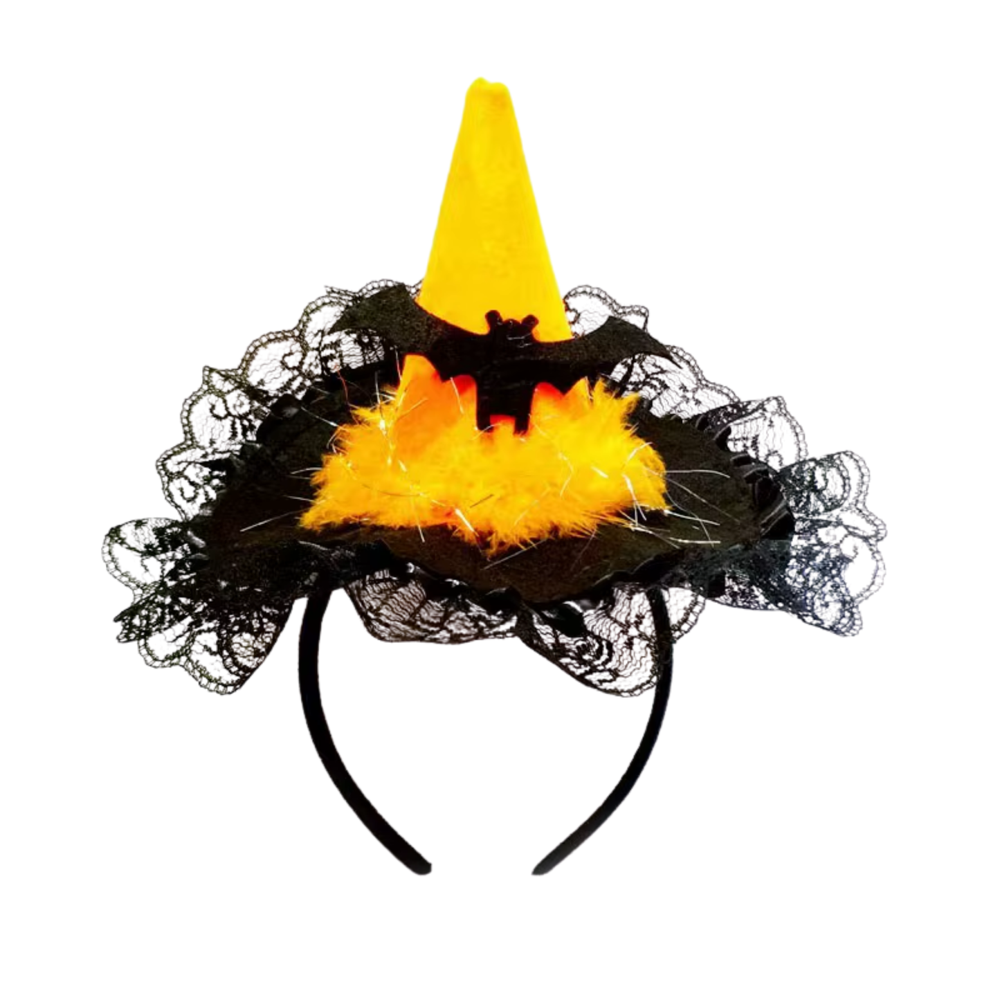 Tiara Chapéu De Bruxa Para Halloween Lindas Delicadas Acessório Fantasia Carnaval