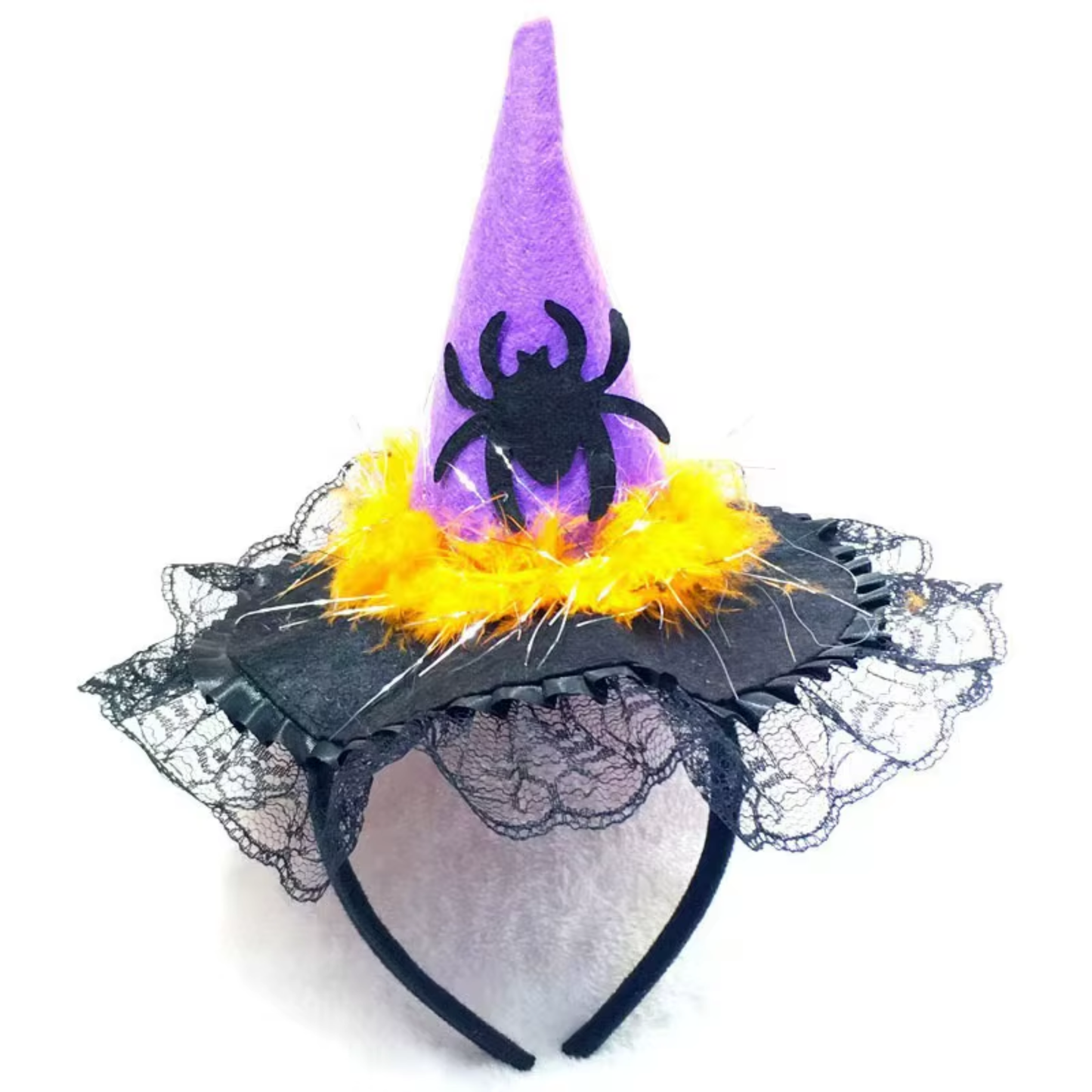 Tiara Chapéu De Bruxa Para Halloween Lindas Delicadas Acessório Fantasia Carnaval