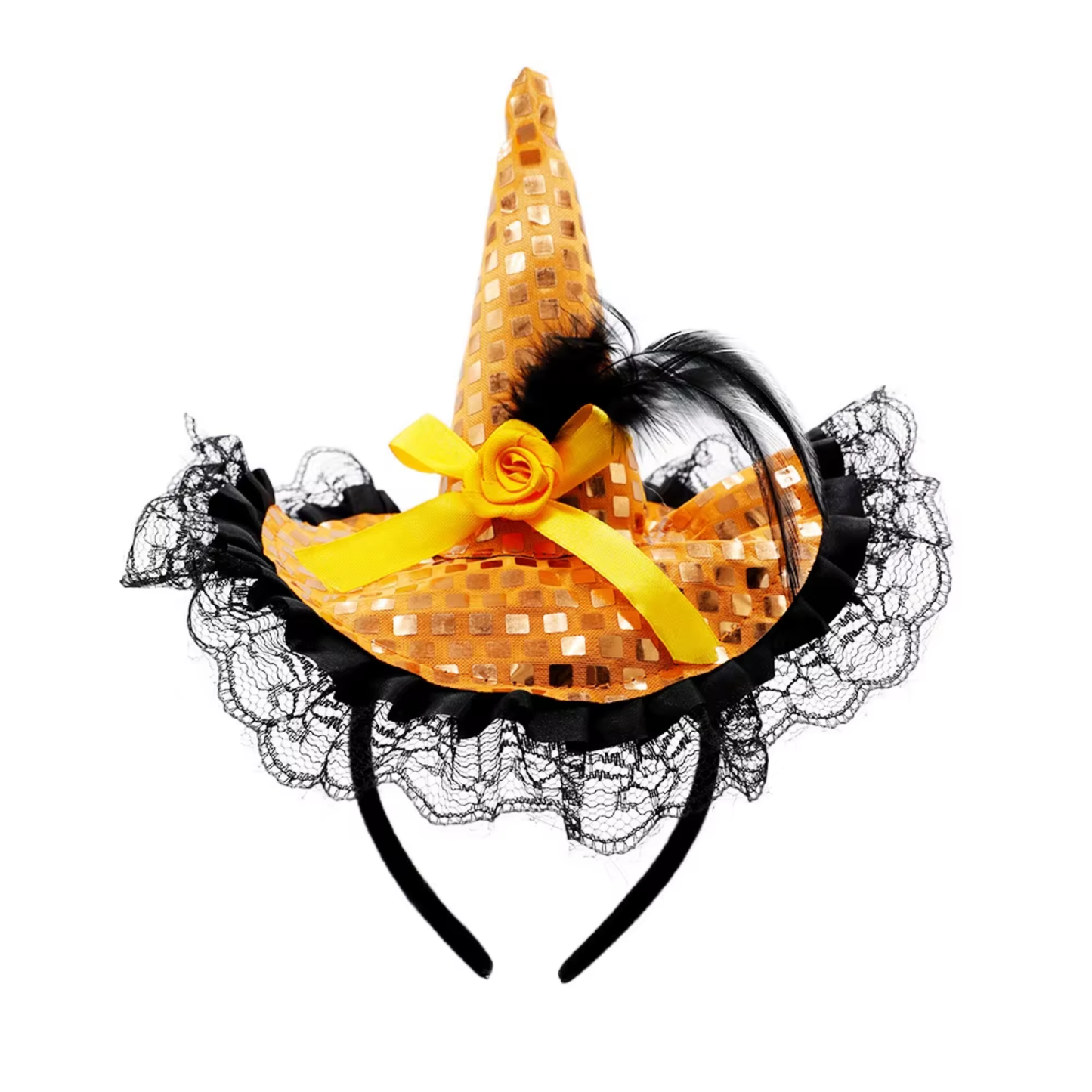 Tiara Chapéu De Bruxa Para Halloween Lindas Delicadas Acessório Fantasia Carnaval