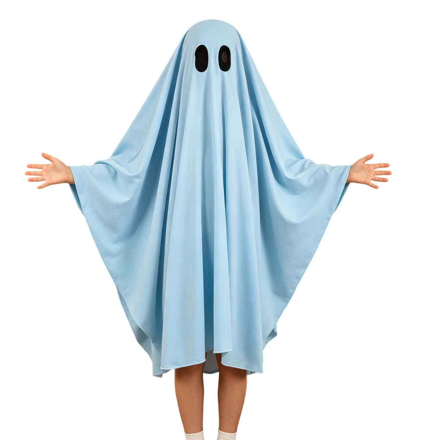Capa Fantasia Cosplay Crianças Fantasma de Halloween Fantasma Colorido