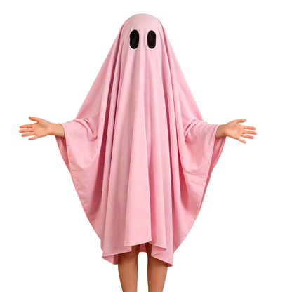 Capa Fantasia Cosplay Crianças Fantasma de Halloween Fantasma Colorido