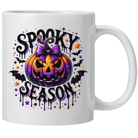 Caneca de Café de Abóbora com Efeito 3D Caneca Halloween Fantasma Assustador
