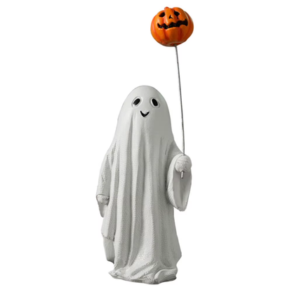 Estatueta de Fantasma Halloween Estátua de Fantasma Decoração de Halloween Escultura