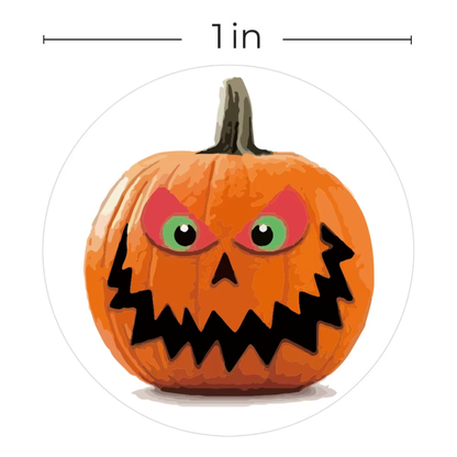 Adesivo de Halloween 500 Peças Autoadesivos Adesivos Doces Fantasma Abóbora