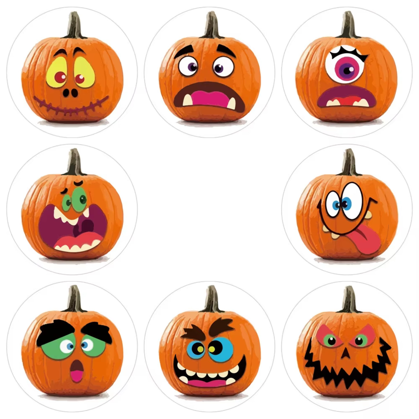Adesivo de Halloween 500 Peças Autoadesivos Adesivos Doces Fantasma Abóbora