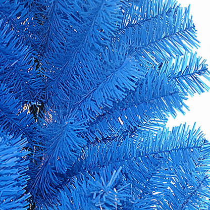 Árvore de Natal Azul Escuro de Salto Alto Premium sem Iluminação Pinheiro de PVC