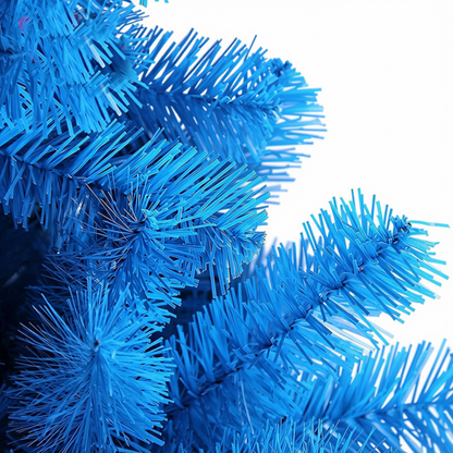 Árvore de Natal Azul Escuro de Salto Alto Premium sem Iluminação Pinheiro de PVC